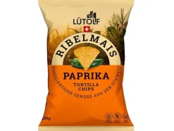 Lütolf Ribelmais Tortilla Chips mit Paprika 150 g