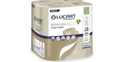 Lucart Eco Natural Toilettenpapier 8 Rollen, 2-lagig, Beige