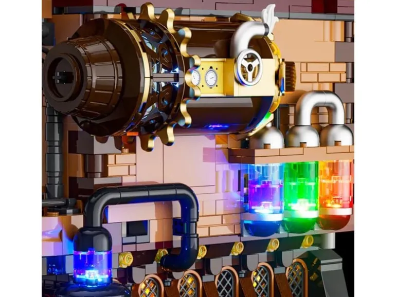 Lumibricks Alchemist's Moving Castle mit LED-Beleuchtung
