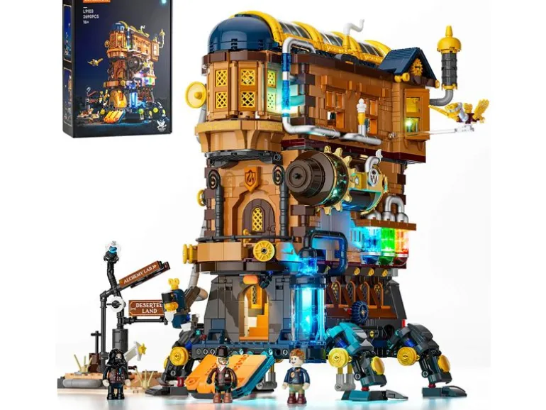 Lumibricks Alchemist's Moving Castle mit LED-Beleuchtung