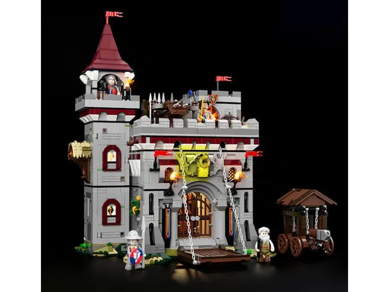Lumibricks Castle Armory mit LED-Beleuchtung
