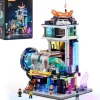 Lumibricks Floating Train Station mit LED-Beleuchtung