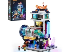 Lumibricks Floating Train Station mit LED-Beleuchtung