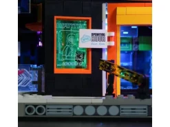 Lumibricks Floating Train Station mit LED-Beleuchtung