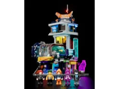 Lumibricks Floating Train Station mit LED-Beleuchtung