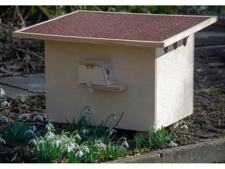 LUXUS-INSEKTENHOTELS Hummelnistkasten, 51 x 43 x 36 cm, Kiefer