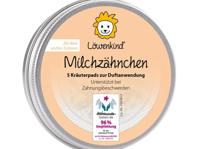 Löwenkind Milchzähnchen Kräuterpad 5er-Dose 1 Stück