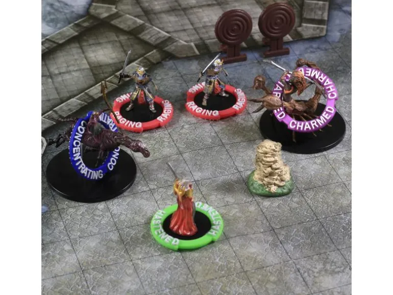 LYNX Zubehör Dungeons and Dragons Figuren Condition Rings -EN-