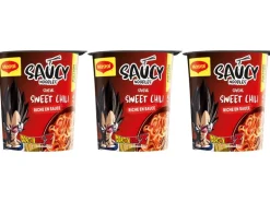 Maggi Fertiggericht Saucy Noodles Cup Sweet Chili 3 x 75 g