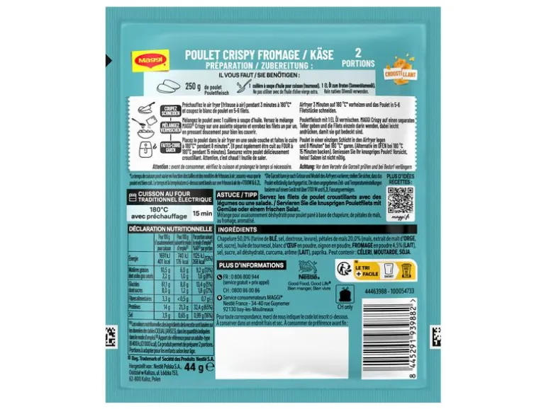 Maggi MAGGI Air Fryer Cheese Crispy 44 g