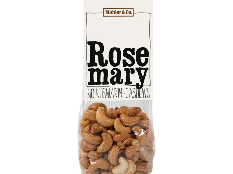 Mahler & Co. Cashews Rosmarin, geröstet und gesalzen 140 g