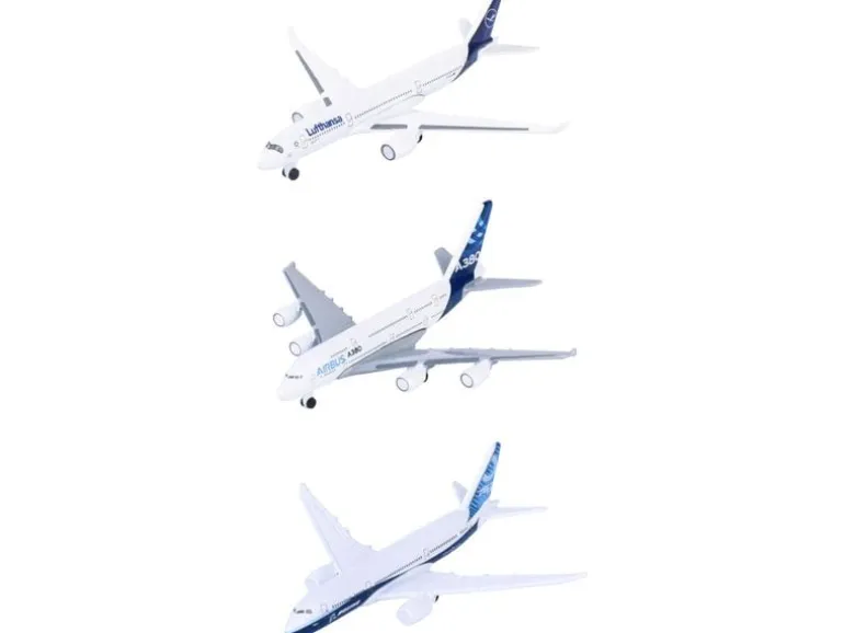 Majorette Airplane Assortment, 3-sort. Metall 1:64