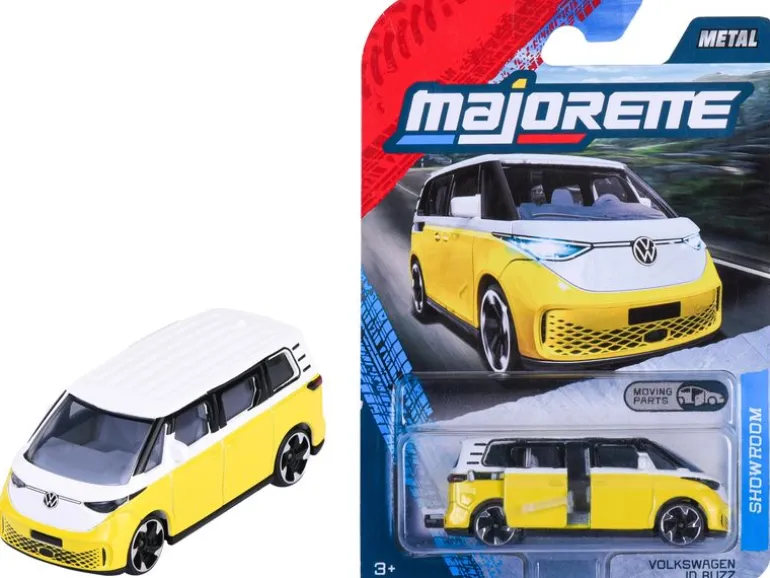 Majorette Premium Cars VW ID Buzz gelb/weiss, Massstab 1.58
