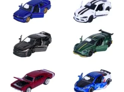 Majorette Showroom Deluxe Cars, 6-sort. 1:64 Metall