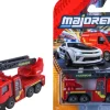 Majorette SOS MAN TGS Rosenbauer Feuerwehr Metall Kunststoff