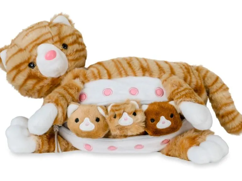 Mamanimals Mama Katze & Babys 25 cm