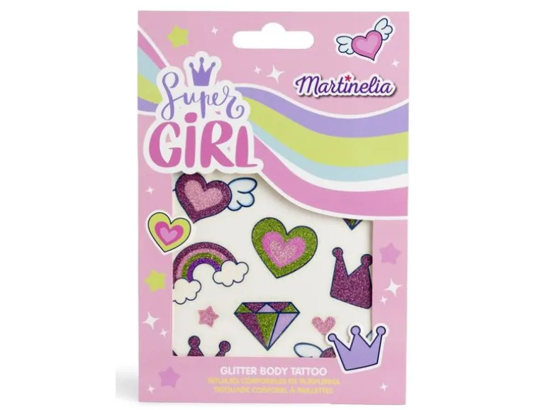 Martinelia Tattoo Set Supergirl Glitter