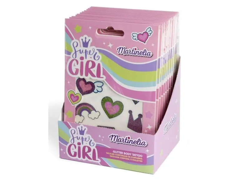 Martinelia Tattoo Set Supergirl Glitter