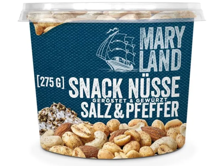 Maryland Snack Nüsse Salz & Pfeffer 275 g