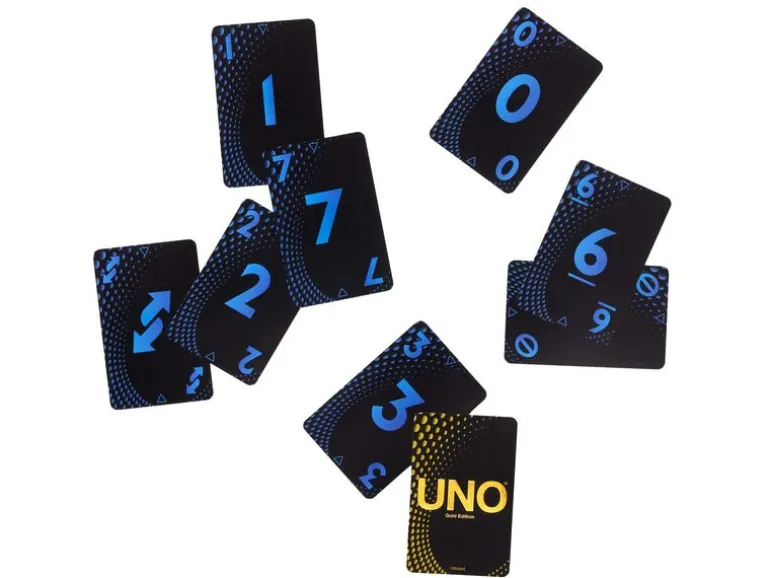 Mattel Spiele Kartenspiel UNO Gold Edition