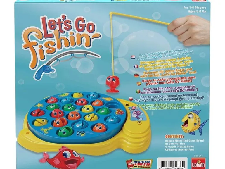 Max Bersinger Kinderspiel Angelspiel Let's Go Fishing