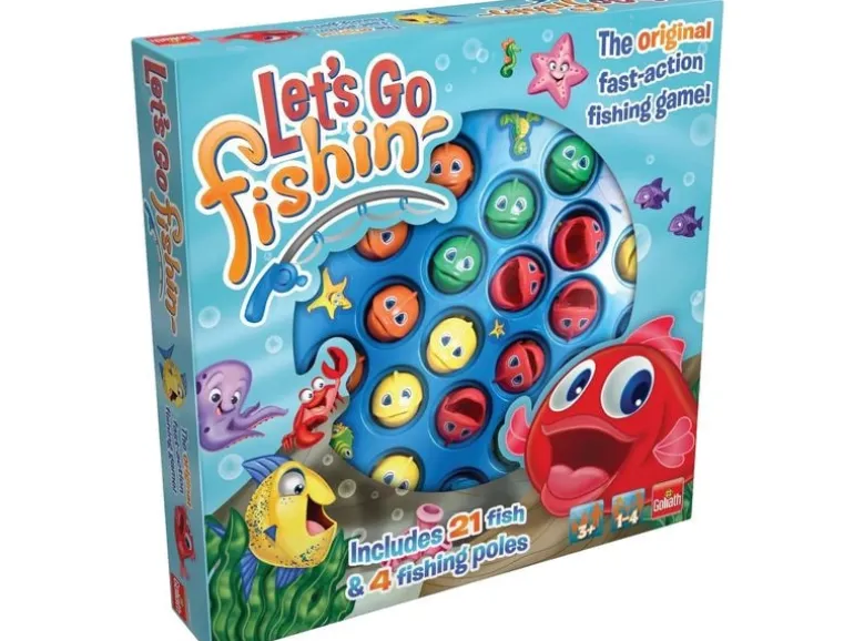 Max Bersinger Kinderspiel Angelspiel Let's Go Fishing