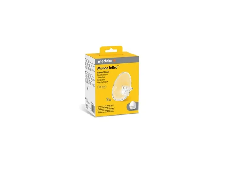 MEDELA Brustschale Motion Inbra Silikon 24 mm Grösse M 2 Stück