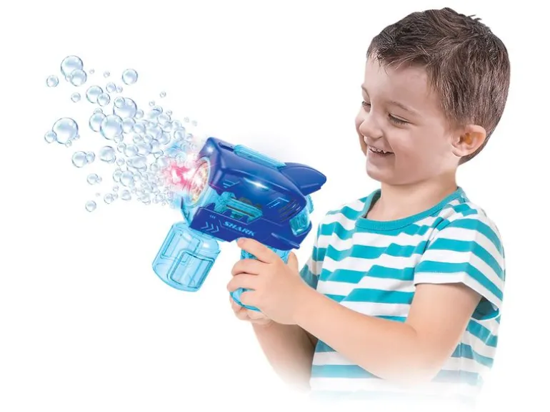 Meili Seifenblasen Magic Bubble Mini Dino/Shark Shooter assortiert
