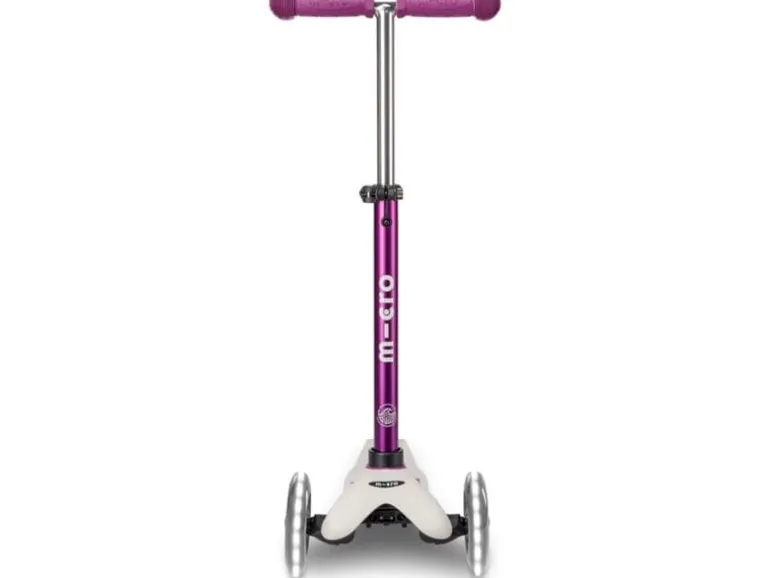 Micro Mobility Kickboard Mini Micro Deluxe ECO LED Tulip Purple