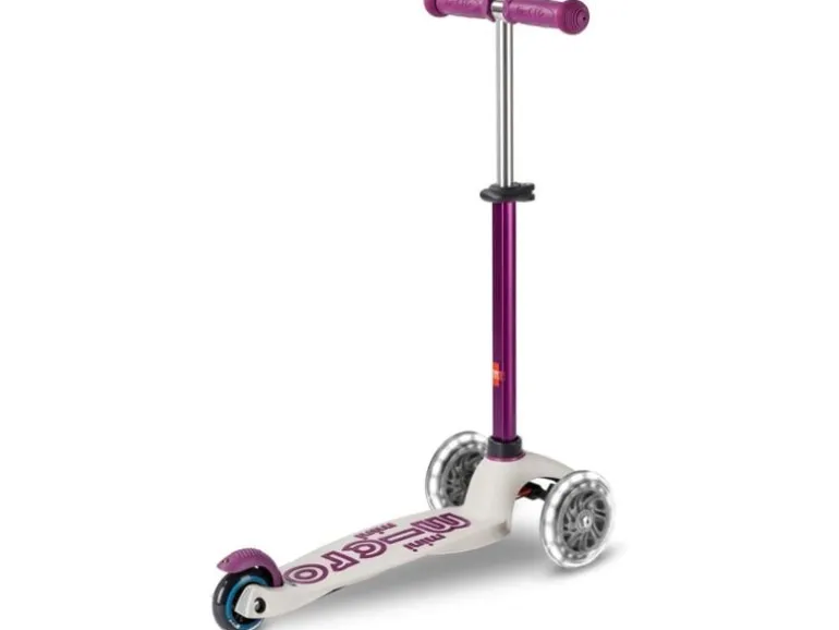 Micro Mobility Kickboard Mini Micro Deluxe ECO LED Tulip Purple