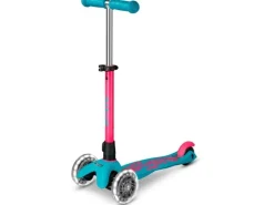 Micro Mobility Kickboard Mini Micro Deluxe Neon LED Marine Pink