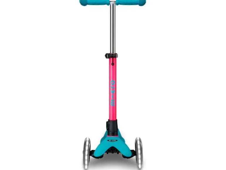 Micro Mobility Kickboard Mini Micro Deluxe Neon LED Marine Pink