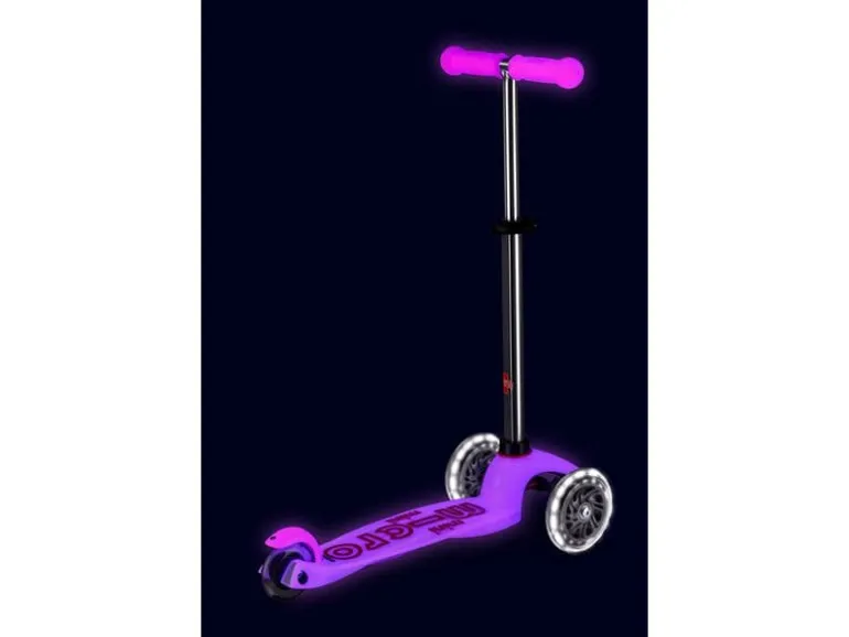 Micro Mobility Kickboard Mini Micro Deluxe Glow LED Pink