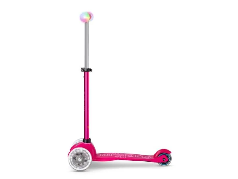 Micro Mobility Kickboard Mini2Grow Deluxe Magic LED, Pink