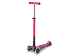 Micro Mobility Scooter Maxi Micro Deluxe Foldable Neon LED Ultra Pink