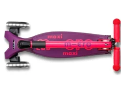 Micro Mobility Scooter Maxi Micro Deluxe Foldable Neon LED Ultra Pink