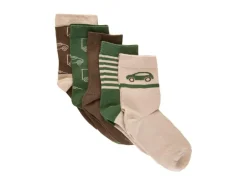 minymo Socken bedruckt 5er Set Cocoa Brown Gr. 31 - 34