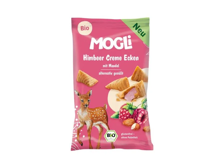 Mogli Himbeer Creme Ecken 30 g