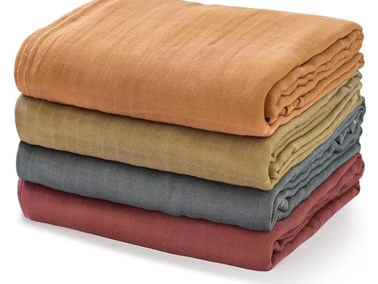 momcozy Baby Musselin-Wickeldecken (4er Pack) 120 cm x 120 cm