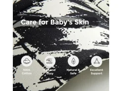 momcozy Babytrage Baumwolle HND Schwarz/Weiss