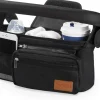momcozy Kinderwagenorganizer mit Getränkehaltern Schwarz