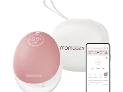 momcozy M9 Doppelte Milchpumpe rosa Elektrisch