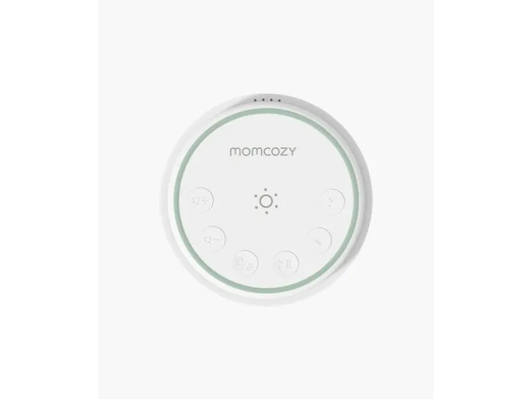 momcozy Tragbare Baby-Soundmaschine Tragbar, Kunststoff, Weiss