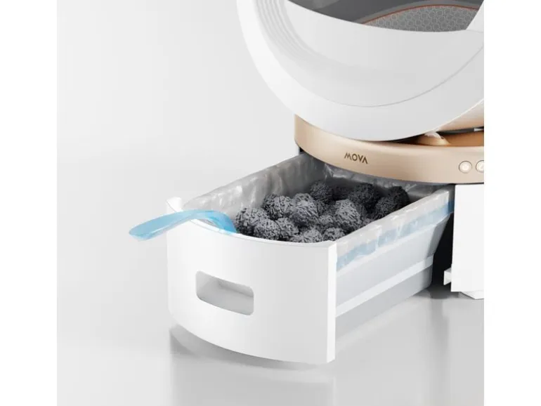 MOVA MeowgicPod LR10 Prime Intelligente Katzentoilette Weiss