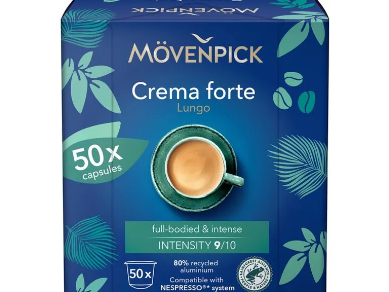 Mövenpick Kaffeekapseln Crema Forte 50 Stück