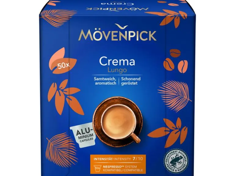 Mövenpick Kaffeekapseln Lungo Crema 50 Stück