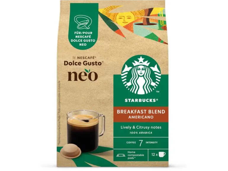 NEO by Nescafé Dolce Gusto Kaffee-Pods Starbucks Breakfast Blend Americano 12 Portionen