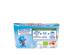 NESTLE Dessert Yogolino Bio Erdbeere 4 x 90g