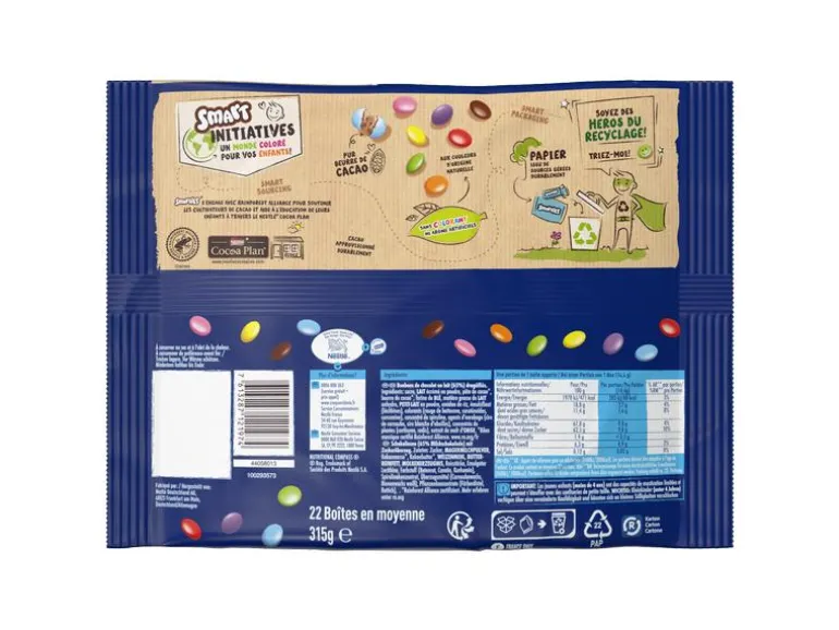 Nestlé Snacks Schokolade Smarties Mini 315 g