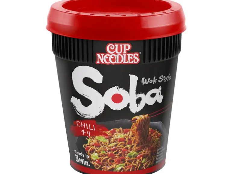 Nissin Food Becher Soba Cup Nudeln Chilli 92 g